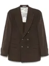 Brunello Cucinelli Men Blazer In Brown