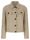 Brunello Cucinelli Linen Blazer Blazers Beige In Brown
