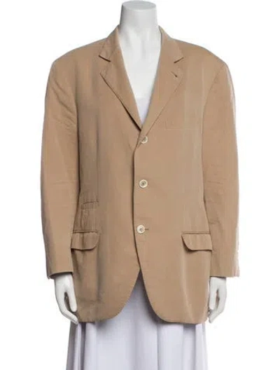 Pre-owned Brunello Cucinelli Linen Blazer In Neutral