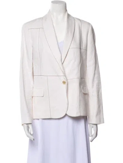 Pre-owned Brunello Cucinelli Linen Blazer In Neutral