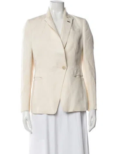 Pre-owned Brunello Cucinelli Linen Blazer In Neutrals