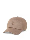 Brunello Cucinelli Linen Blend Baseball Cap