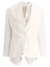 Brunello Cucinelli Layered Single-breasted Blazer