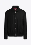 Brunello Cucinelli Black Linen Blend Jacket In Black