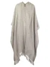 BRUNELLO CUCINELLI LINEN-BLEND CAPE