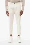 Brunello Cucinelli Linen Blend Cargo Pants With Zipped Ankles