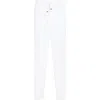Brunello Cucinelli Linen Blend Drawstring Trousers In White