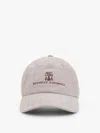 Brunello Cucinelli Linen-wool-silk Embroidered Baseball Cap