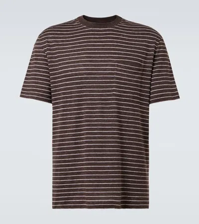 BRUNELLO CUCINELLI LINEN-BLEND JERSEY T-SHIRT