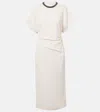 Brunello Cucinelli Linen-blend Midi Dress
