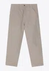 Brunello Cucinelli Linen Pants In Khaki