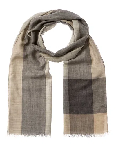 Brunello Cucinelli Linen-blend Scarf In Neutral