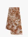 Brunello Cucinelli Linen Blend Scarf With Sparkiling Effect