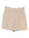 Brunello Cucinelli Linen Blend Shorts In Neutral