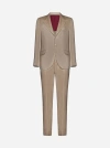 BRUNELLO CUCINELLI LINEN-BLEND SINGLE-BREASTED SUIT