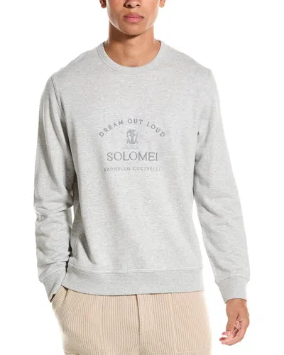 BRUNELLO CUCINELLI BRUNELLO CUCINELLI LINEN-BLEND SWEATSHIRT