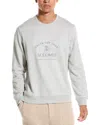 Brunello Cucinelli Linen-blend Sweatshirt In Gray