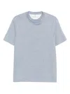 Brunello Cucinelli Linen Blend T-shirt In Blue