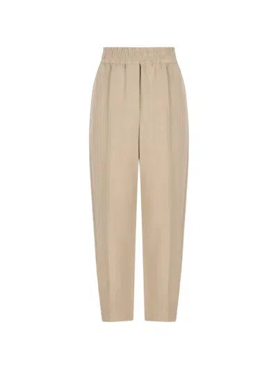 BRUNELLO CUCINELLI BRUNELLO CUCINELLI LINEN BLEND TROUSERS