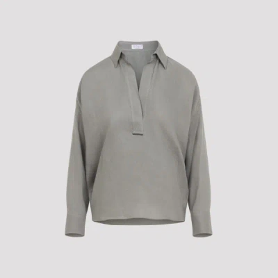 Brunello Cucinelli Linen Blouse S