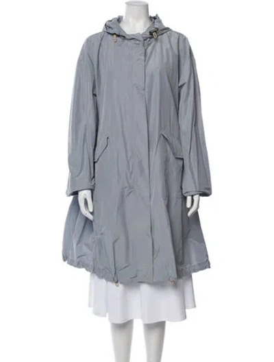 Pre-owned Brunello Cucinelli Linen Coat In Blue