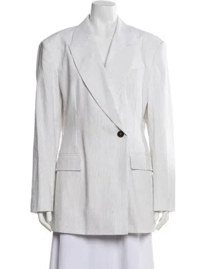 Pre-owned Brunello Cucinelli Linen Coat W/ Tags In Neutral