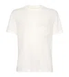Brunello Cucinelli Ribbed Jersey T-shirt In White