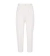 Brunello Cucinelli Linen-cotton Leisure Trousers In White