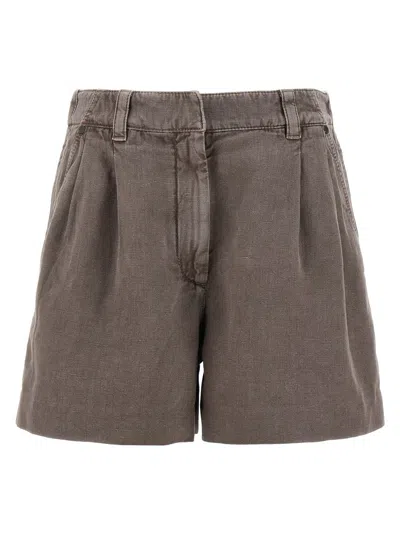 Brunello Cucinelli Linen Cotton Shorts