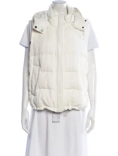 Pre-owned Brunello Cucinelli Linen Down Jacket W/ Tags In Neutral