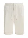 Brunello Cucinelli Gabardine Bermuda Shorts