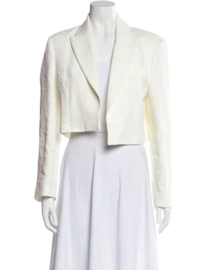 Pre-owned Brunello Cucinelli Linen Evening Jacket In White