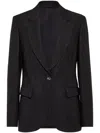 Brunello Cucinelli Linen Fluid Jacket With Shiny Details