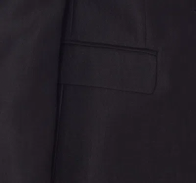Brunello Cucinelli Linen Fluid Jacket With Shiny Details In Black