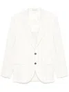 Brunello Cucinelli Men Deconstructed Blazer In Sand