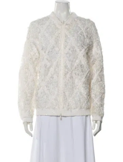 Pre-owned Brunello Cucinelli Linen Jacket In White