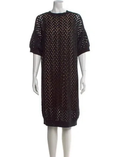 Pre-owned Brunello Cucinelli Linen Knee-length Dress W/ Tags In Multi
