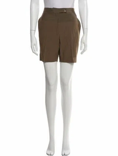 Pre-owned Brunello Cucinelli Linen Knee-length Shorts In Brown