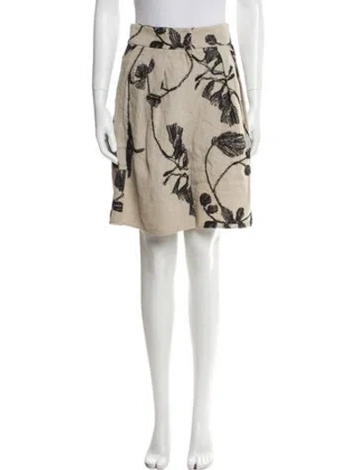Pre-owned Brunello Cucinelli Linen Knee-length Shorts In Neutral