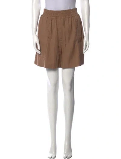 Pre-owned Brunello Cucinelli Linen Knee-length Shorts In Neutral