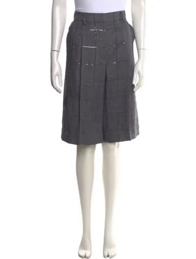 Pre-owned Brunello Cucinelli Linen Knee-length Shorts W/ Tags In Gray