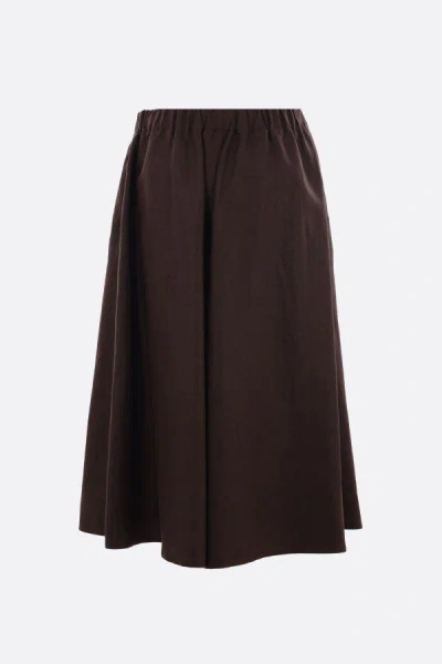 BRUNELLO CUCINELLI BRUNELLO CUCINELLI LINEN MIDI SKIRT