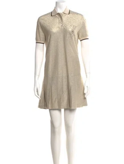 Pre-owned Brunello Cucinelli Linen Mini Dress