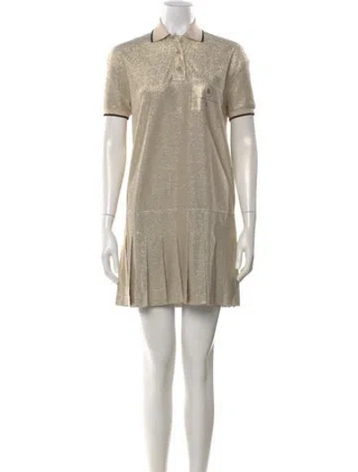 Pre-owned Brunello Cucinelli Linen Mini Dress W/ Tags