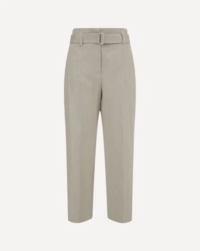Brunello Cucinelli Linen Pants In Gray