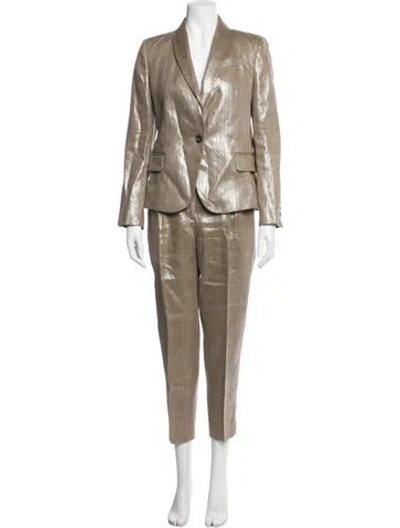 Pre-owned Brunello Cucinelli Linen Pantsuit