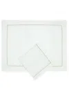 Brunello Cucinelli Linen Placemat Set In White