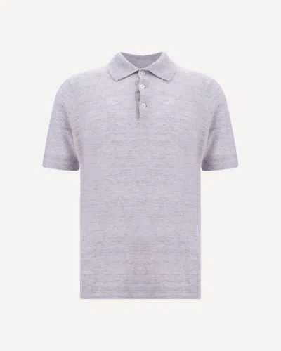 BRUNELLO CUCINELLI LINEN POLO SHIRT