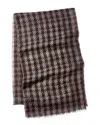 Brunello Cucinelli Linen Scarf In Blue