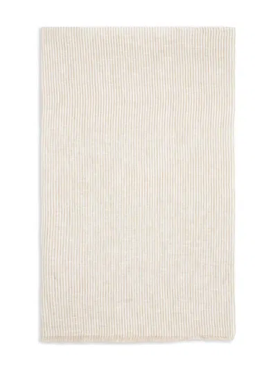 Brunello Cucinelli Linen Scarf In Beige
